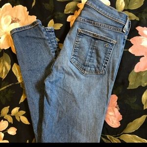 Rag & Bone High Rise Ankle Skinny